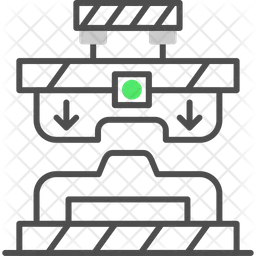 프레스 기계  아이콘