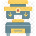 Press Machine Factory Industry Icon