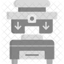 Press Machine Factory Industry Icon
