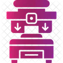 Press Machine Factory Industry Icon
