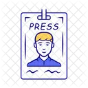 Press pass  Symbol