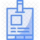 Press Pass Media Credential Press Access Icon
