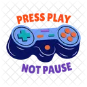 Press Play Joypad Controller Icon