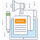 Newspaper Newsletter News Icon