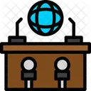 Press Room Media Hub Newsroom Icon