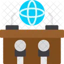 Press Room Media Hub Newsroom Icon