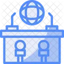 Press Room Media Hub Newsroom Icon