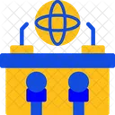 Press Room Media Hub Newsroom Icon