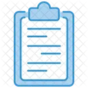 Presse Papiers Document Liste Icône
