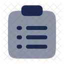 Liste-presse-papiers  Icône