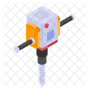 Presslufthammer Pneumatisch Bohren Symbol