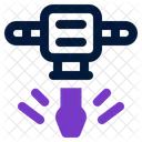 Presslufthammer Bau Beton Symbol