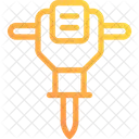 Presslufthammer Hammer Bohrer Symbol