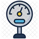 Pressure Meter Technology Icon