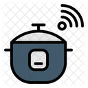 Pressure Cooker Internet Of Things Icon
