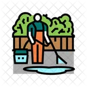 Pressure Washing Garden Icon
