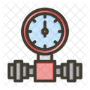 Gauge Pressure Meter Speedometer Icon