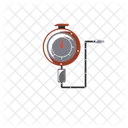 Pressure Guage Pressure Meter Fuel Meter Icon