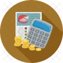 Presupuesto Contabilidad Calculo Icon