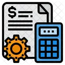 Presupuesto Equipo Calculadora Icono