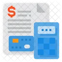 Presupuesto Tarjeta De Credito Calculadora Icono