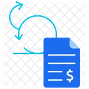 Presupuesto Finanzas Papel Icono