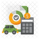 Presupuesto Presupuesto De Viaje Calculo Icono