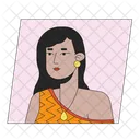 Indian Woman Outfit Ethnicity アイコン