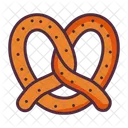 Pretzel Horneado Salado Icono