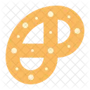 Pretzel Cracker Cookie Icon