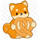 Pretzel Bakery Bread Icon