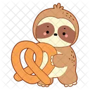 Pretzel Bakery Shop Dessert Icon