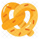 Pretzel Cookie Cracker Icon