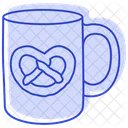 Pretzel Snack Bakery Icon