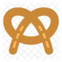 Pretzel Pastry Food And Restaurant Icon