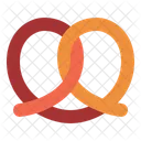 Pretzel Snack Food Icon