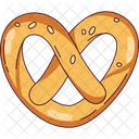 Pretzel Bakery Food Icon