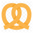 Pretzel Pastry Bakery Takeaway Street Food Truck Icon