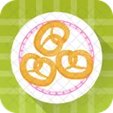 Pretzel Baked Bread Icon