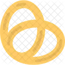 Pretzel Baked Bread Icon