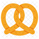 Pretzel Snack Bread Icon