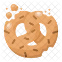 Pretzel Snack Food Icon
