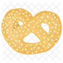 Pretzel Bread Pastry Icon