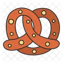 Pretzel Food Edible Icon