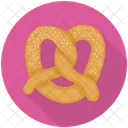 Pretzel Baked Bread Bakery Food Icon