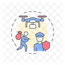 Inmigracion Ilegal Prevencion Icono