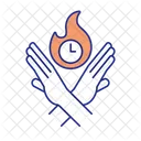 Prevent Burnout Stop Procrastinating Time Management Icon
