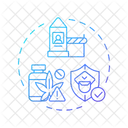 Prevention Cross Border Crime Icon