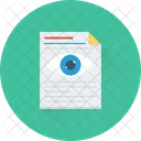 Preview Eye Document Icon