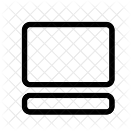 Preview Icon - Download in Line Style